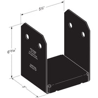 Simpson Strong-Tie APVB 6 in. H X 5.5 in. W 16 Ga. Steel Adjustable Post Base - Open Box