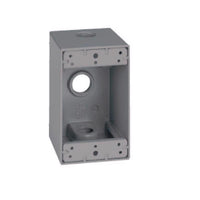Sigma Electric New Work 25.5 cu in Rectangle Metallic 1 gang Weatherproof Box Gray