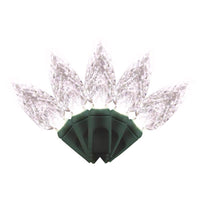 Celebrations Platinum LED C6 Pure White 50 ct String Christmas Lights 25 ft. - Deal of The Week