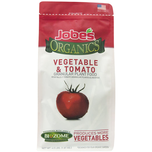 Jobes Biozome Organic Vegetable & Tomato Granular Fertilizer Plant Food 4 lbs.