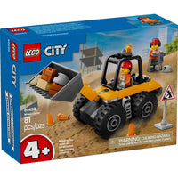 LEGO City Yellow Construction Wheel Loader Building Toy Multi 81 pc