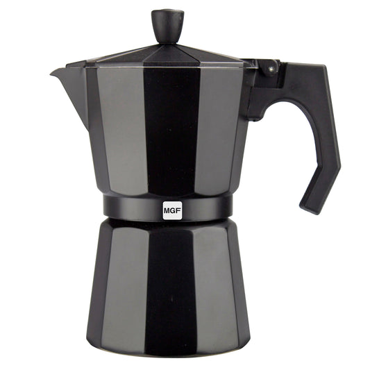 Kenia Noir 9 Cups Aluminum Espresso Maker