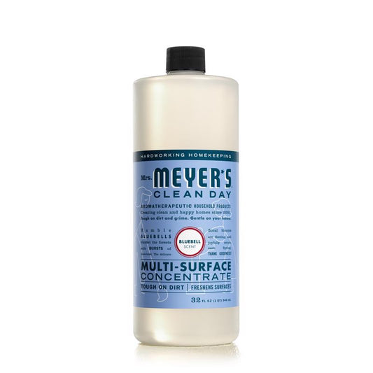 Mrs. Meyer's Clean Day Bluebell Scent Concentrated Organic Multi-Surface Cleaner Liquid 32 oz