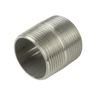 B&K Proline 3/8 in. MIP in. X 3/8 in. D MIP Stainless Steel 4 in. L Close Nipple