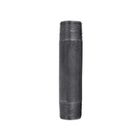 BK Products 3/4 in. MPT x 4-1/2 in. L Black Steel Nipple (Pack of 5)