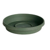 Bloem Terratray Thyme Green Resin Round Traditional Tray 2.7 H x 14.75 Dia. in. with Saucer