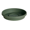 Bloem Terratray Thyme Green Resin Round Traditional Tray 2.7 H x 14.75 Dia. in. with Saucer