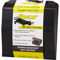 Tomcat Tamper-Resistant Rat Bait Station Black 1 pk