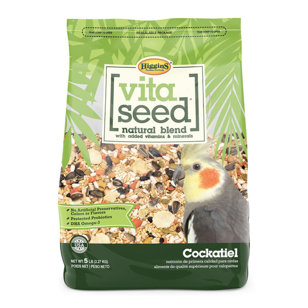 Mezcla natural de semillas Vita para cacatúas