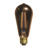 Feit ST19 E26 (Medium) Filament LED Bulb Warm Amber 60 Watt Equivalence 2 pk - Deal of The Week