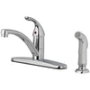 Oakbrook Collection Pacifica One Handle Chrome Kitchen Faucet Side Sprayer Included