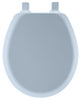 Mayfair by Bemis Cameron Round Blue Enameled Wood Toilet Seat - Open Box