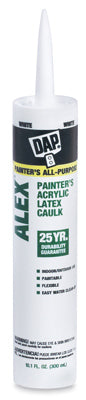 DAP Alex White Acrylic Latex Caulk 10.1 oz.