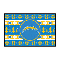 NFL - Los Angeles Chargers Holiday Sweater Rug - 19in. x 30in.