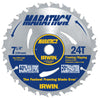 Irwin Marathon 7-1/4 in. D X 5/8 in. Carbide Tipped Circular Saw Blade 18 teeth 1 pc