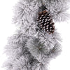 Celebrations Home 12 in. D X 108 ft. L LED Prelit Multicolored Snowy Scotch Pine Garland (Pack of 4)
