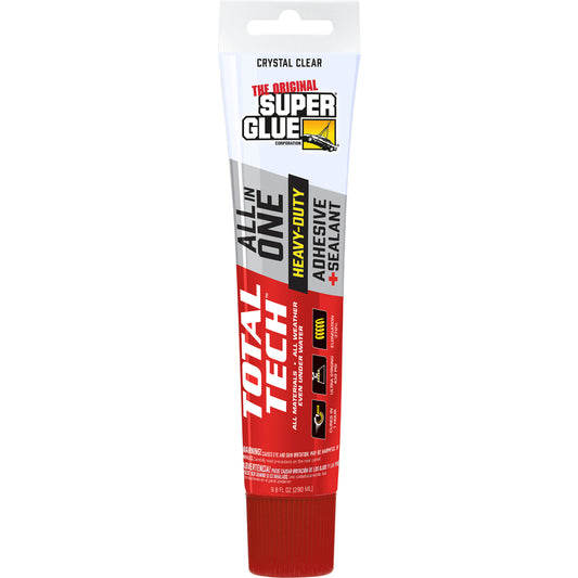The Original Super Glue Corporation Total Tech Construction Adhesive Sealant 4.2 oz.
