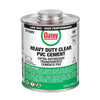 Oatey Clear Cement For PVC 32 oz