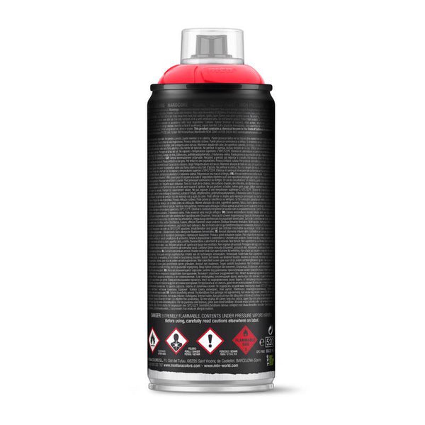 MTN Hardcore Gloss Vivid Red Spray Paint 400 ml (Pack of 6)