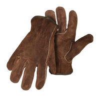 SPLT COWHID LTHR GLVS LG (Pack of 12)