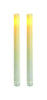 Inglow  White  Taper  Candle  9 in. H