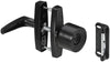 National Hardware Matte Black Zinc Universal Knob Latch 1 pk