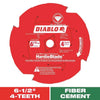 Diablo HardieBlade 6-1/2 in. Dia. x 5/8 in. PCD Fiber Cement Blade 4 teeth 1 pk