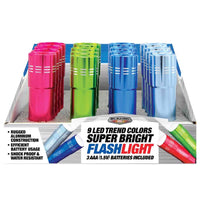 Blazing LEDz Trend Colors 54 lm Assorted LED Flashlight AAA Battery (Pack of 16)