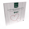Celebrations Double Heart Silhouette Window Decor Metal 1 pk