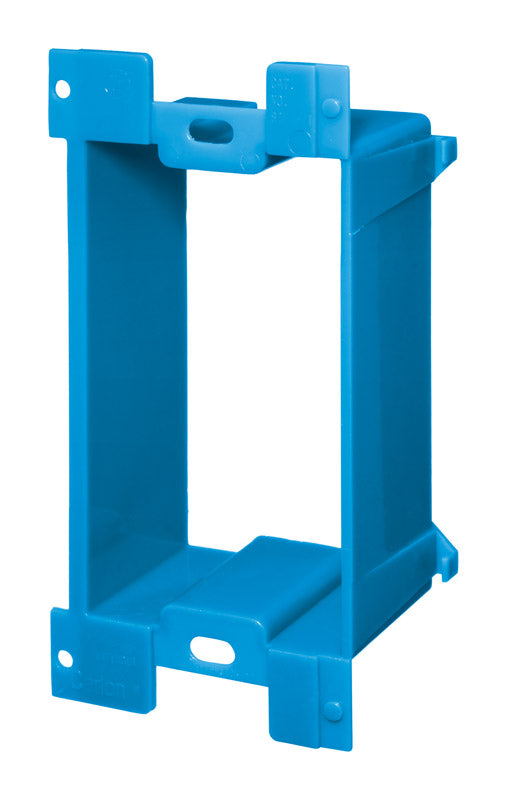Carlon PVC Blue 1-Gang Rectangle Box Extension 4.89 cu. in. Capacity, 4.22 H x 1 D x 2.14 W in.