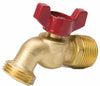 Homewerks 3/4 in. MIP X 3/4 in. MHT Brass Hose Bibb