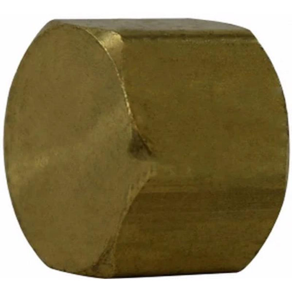 Tapa abocardada de latón para aparatos a gas de 15/16 in de Anderson Metals (paquete de 5)