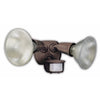 Designers Edge Motion-Sensing Hardwired LED Bronze Security Floodlight