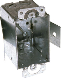 Raco 12.5 cu in Rectangle Steel 1 gang Switch Box Gray