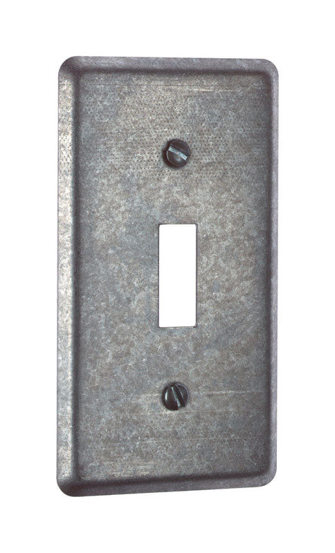 Steel City Rectangle Steel 1 gang Toggle Cover