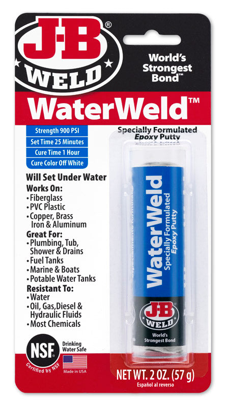 J-B Weld Water Weld Epoxy Putty, 2 oz.