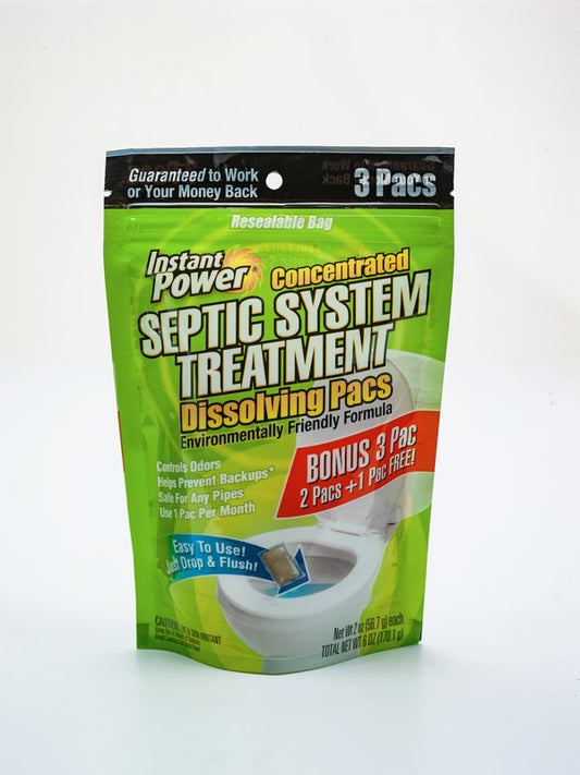 Instant Power Packets Septic System Treatment 3 pk
