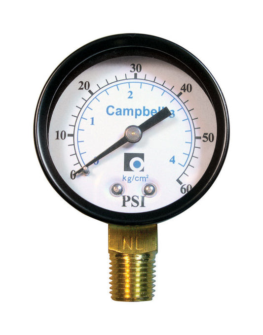 Campbell Pressure Gauge 60 psi