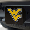 West Virginia University Black Metal Hitch Cover - 3D Color Emblem