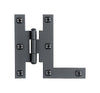 Arcon 1-11/16 in. W X 3 in. L Smooth Black Iron H-L Hinge 1 pk