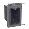 Carlon 22-1/2 cu in Rectangle Plastic 1 gang Electrical Box Black