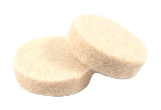 Forney 1 in. Felt Replacement Polishing Wheel 2 pc