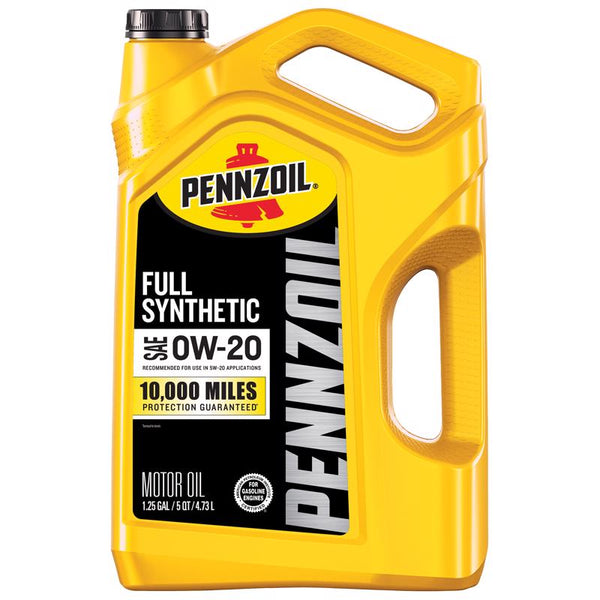 Aceite de motor sintético Pennzoil Full Synthetic 0W-20, 5 qt, 1 paquete (paquete de 3)