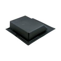 Air Vent 14.9 in. H x 16.6 in. W x 28 in. L x 9 in. Dia. Black Plastic Roof Vent (Pack of 6)