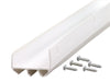 M-D White Vinyl Door Set Seal For U-shaped 36 in. L X 1-3/4 in.