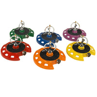 Dramm ColorStorm Plastic/Zinc Sled Base Spinning Sprinkler 1100 sq ft