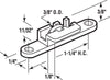 Prime-Line White Nylon/Steel Center Single-Arm Casement Window Roller For Tom Ray's Tyco 66