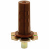 Prime-Line 7/16 in. D X 2.44 in. L Gloss Brown Steel Pivot 2 pc - Open Box