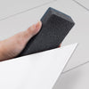 QEP Black/Silver Metal Rubbing Stone 6 L x 1 H x 2 W in.