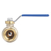 Homewerks 3/8 in. Brass FIP Ball Valve Full Port Quarter-Turn Lever For Water/Oil/Gas